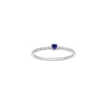 Saphir-Ring „Celestial Glow“ – 18k Weißgold