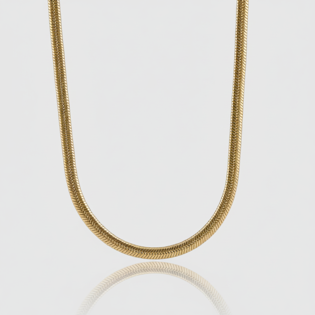 Schlangenkette 1,6 mm – 333er Gelbgold