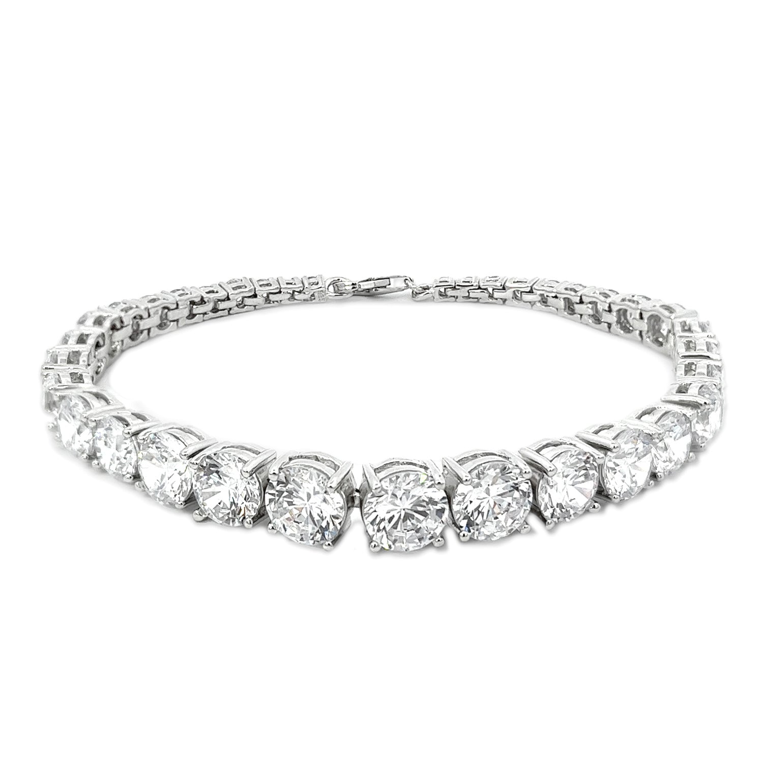 Tennisarmband „Arctic Zenith“ – aus rhodiniertem 925er Sterling Silber