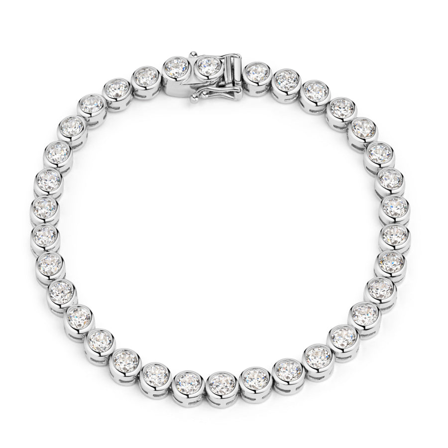 Tennisarmband „Grand Brilliance“ – aus rhodiniertem 925er Sterling Silber