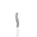 Weißgold-Anhänger „Velvet Arc“ – 0,10ct Brillanten aus 590/- Gold