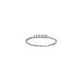 Weißgold-Ring „Five Diamonds“ – 18k Gold