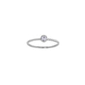 Weißgold-Ring „Lunar Sphere Solitaire“ – 18k Gold