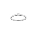 Weißgold-Solitär „Ice Radiance“ – 18k Gold
