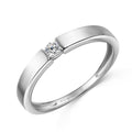 Weißgoldring „Pure Frost“ – 9Kt