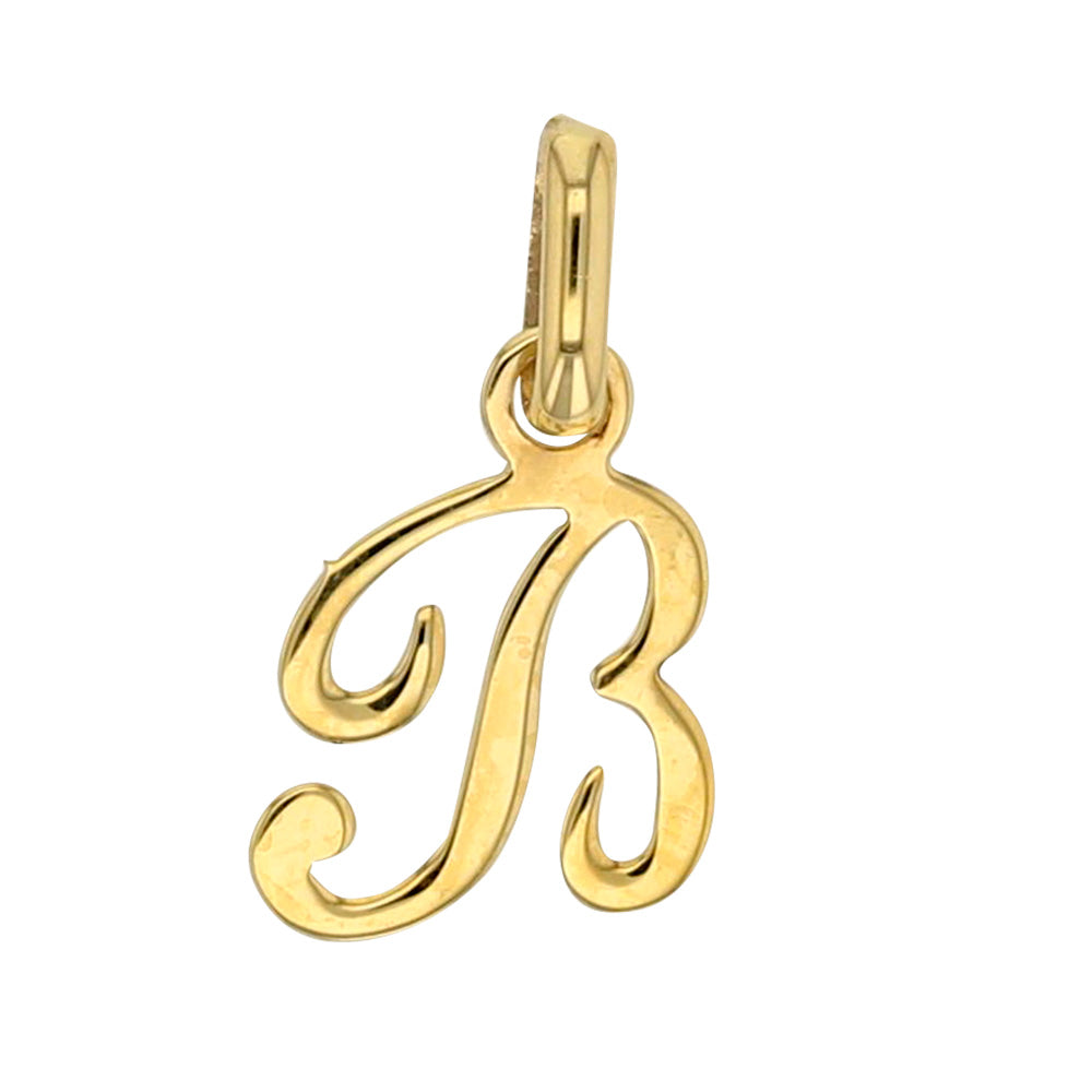 Buchstabenanhänger „Signature Initial“ – 750er Gelbgold (A–Z)