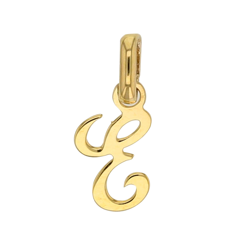Buchstabenanhänger „Signature Initial“ – 750er Gelbgold (A–Z)