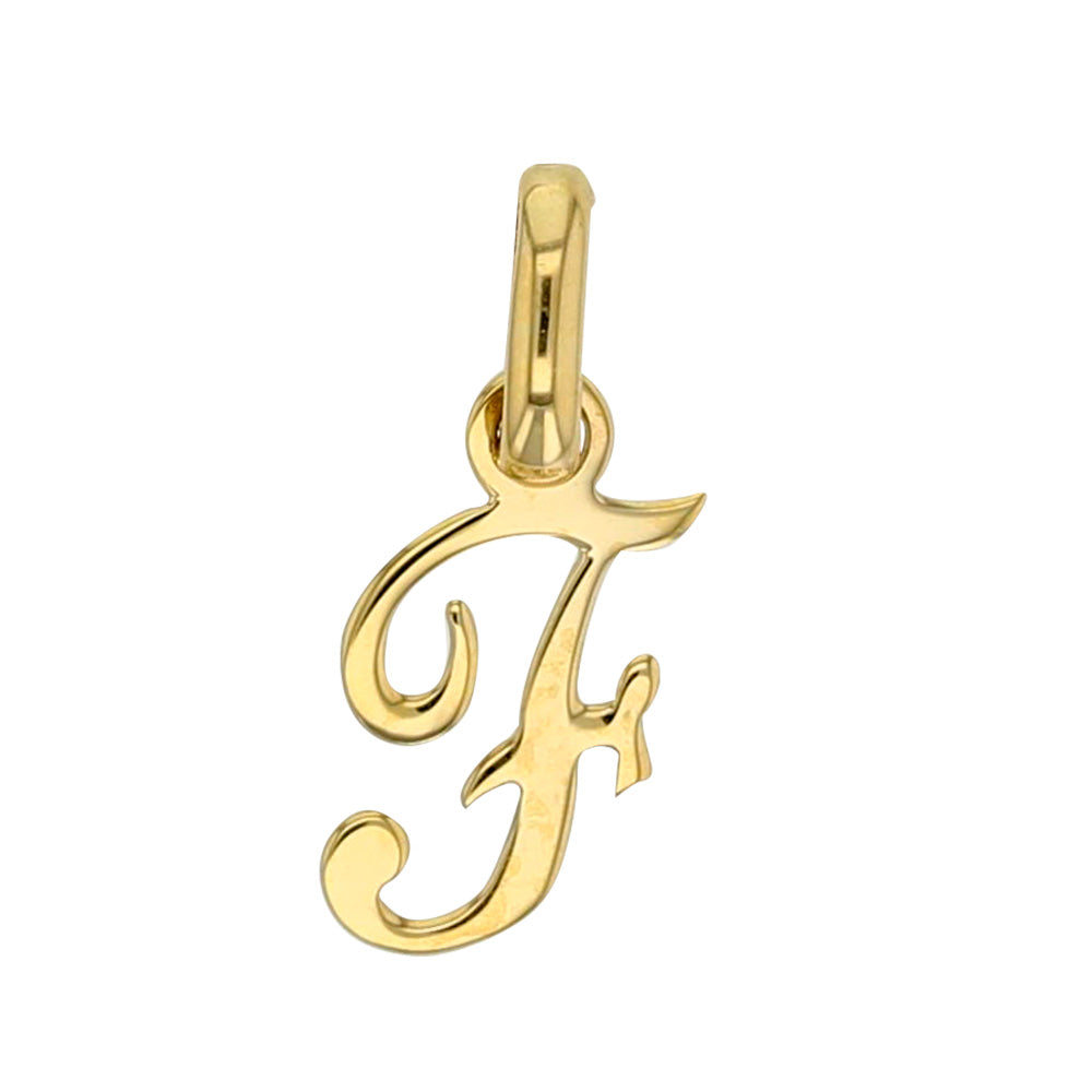 Buchstabenanhänger „Signature Initial“ – 750er Gelbgold (A–Z)