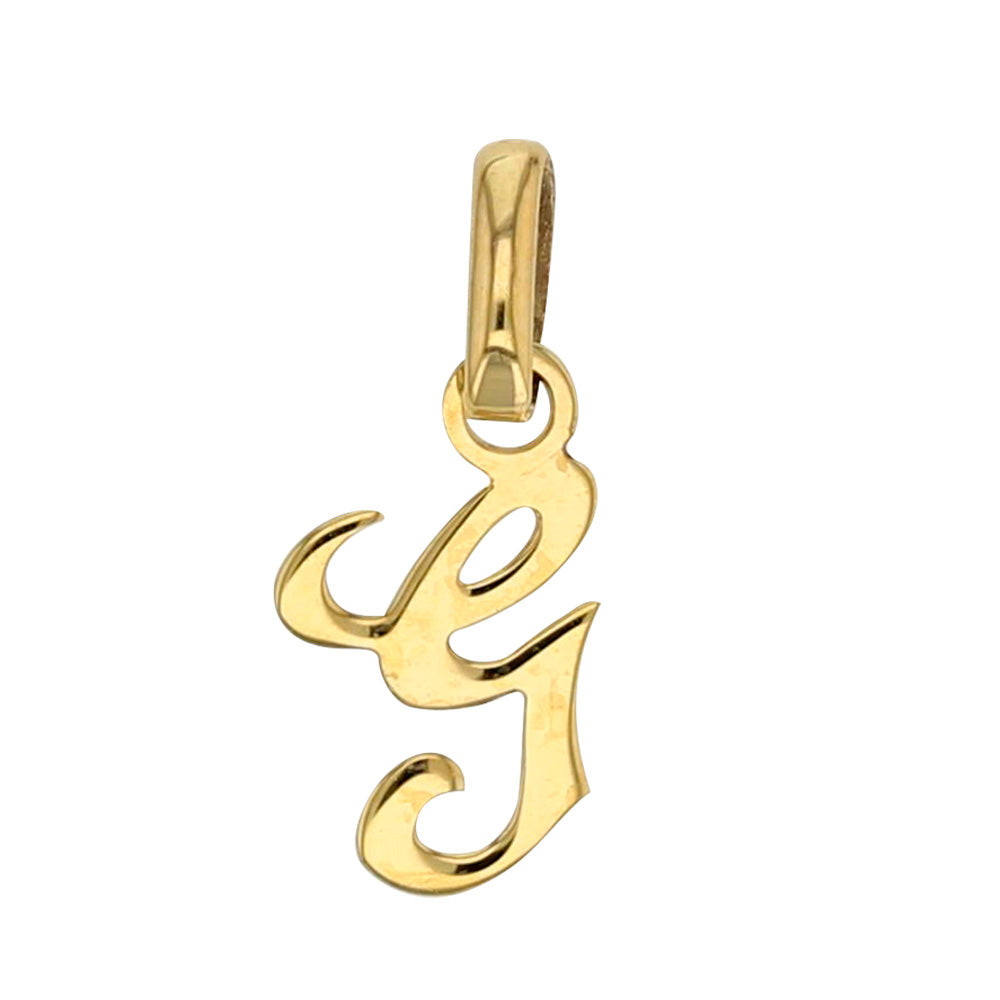 Buchstabenanhänger „Signature Initial“ – 750er Gelbgold (A–Z)
