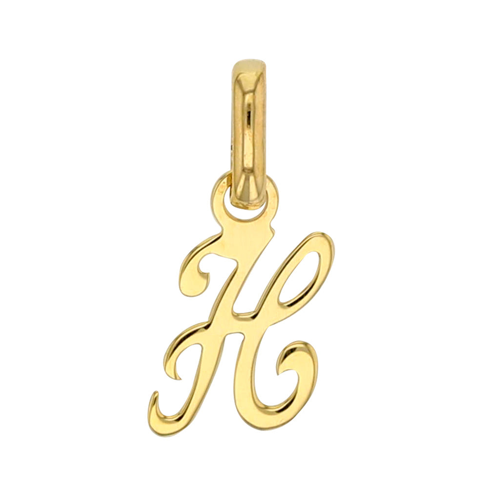 Buchstabenanhänger „Signature Initial“ – 750er Gelbgold (A–Z)