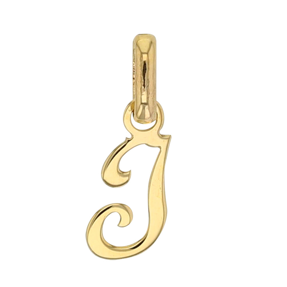 Buchstabenanhänger „Signature Initial“ – 750er Gelbgold (A–Z)