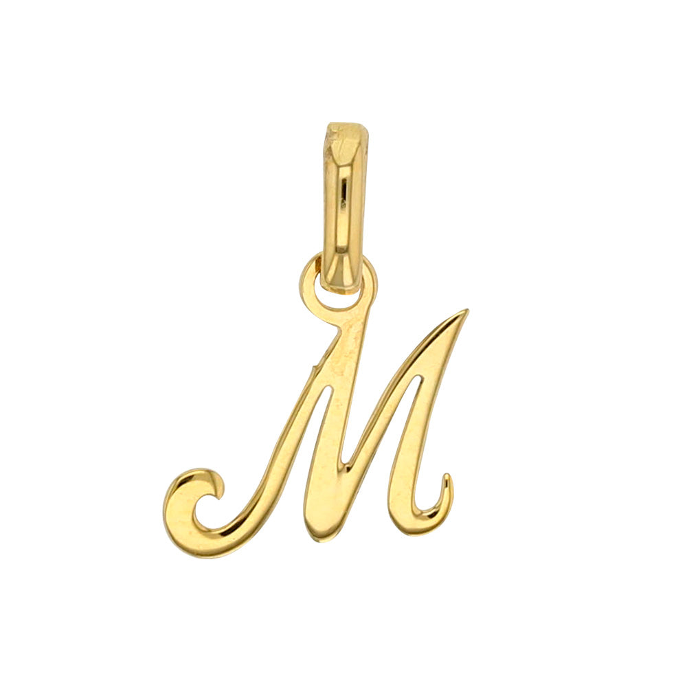 Buchstabenanhänger „Signature Initial“ – 750er Gelbgold (A–Z)