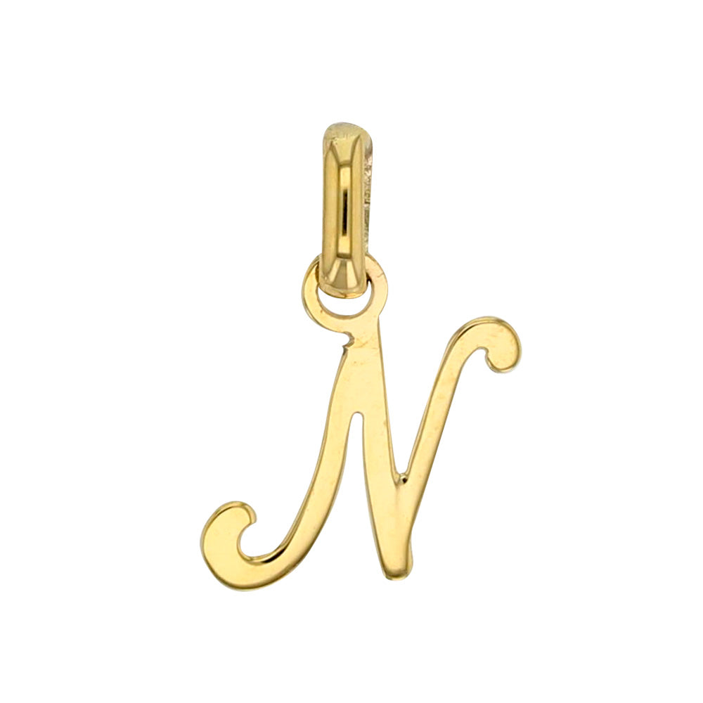 Buchstabenanhänger „Signature Initial“ – 750er Gelbgold (A–Z)