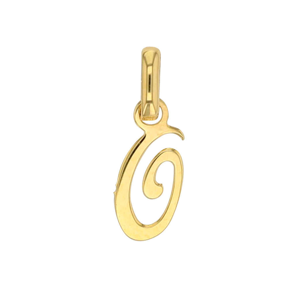 Buchstabenanhänger „Signature Initial“ – 750er Gelbgold (A–Z)