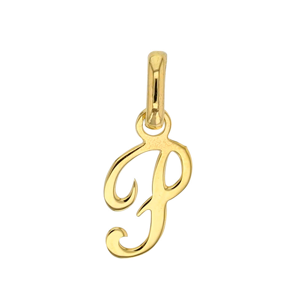 Buchstabenanhänger „Signature Initial“ – 750er Gelbgold (A–Z)