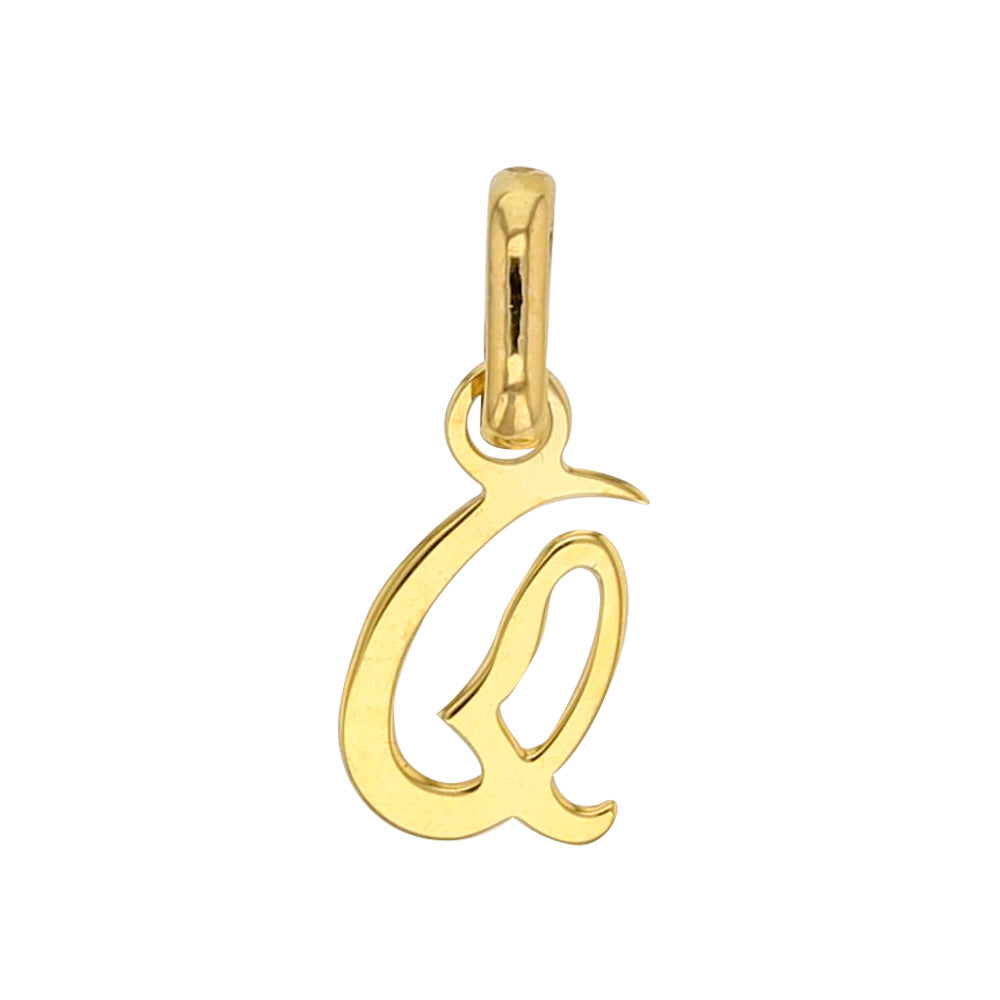 Buchstabenanhänger „Signature Initial“ – 750er Gelbgold (A–Z)