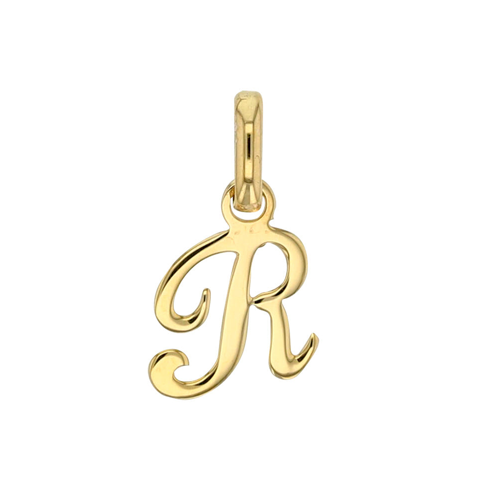 Buchstabenanhänger „Signature Initial“ – 750er Gelbgold (A–Z)