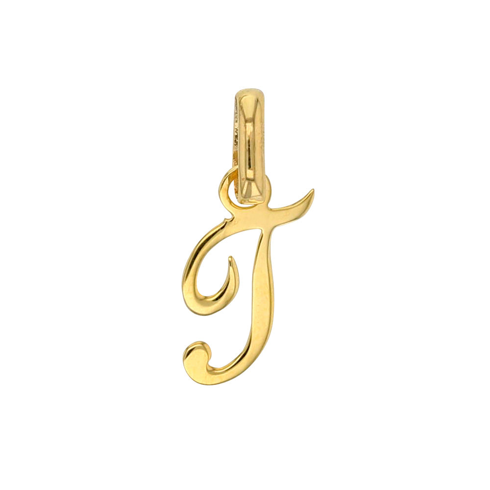 Buchstabenanhänger „Signature Initial“ – 750er Gelbgold (A–Z)