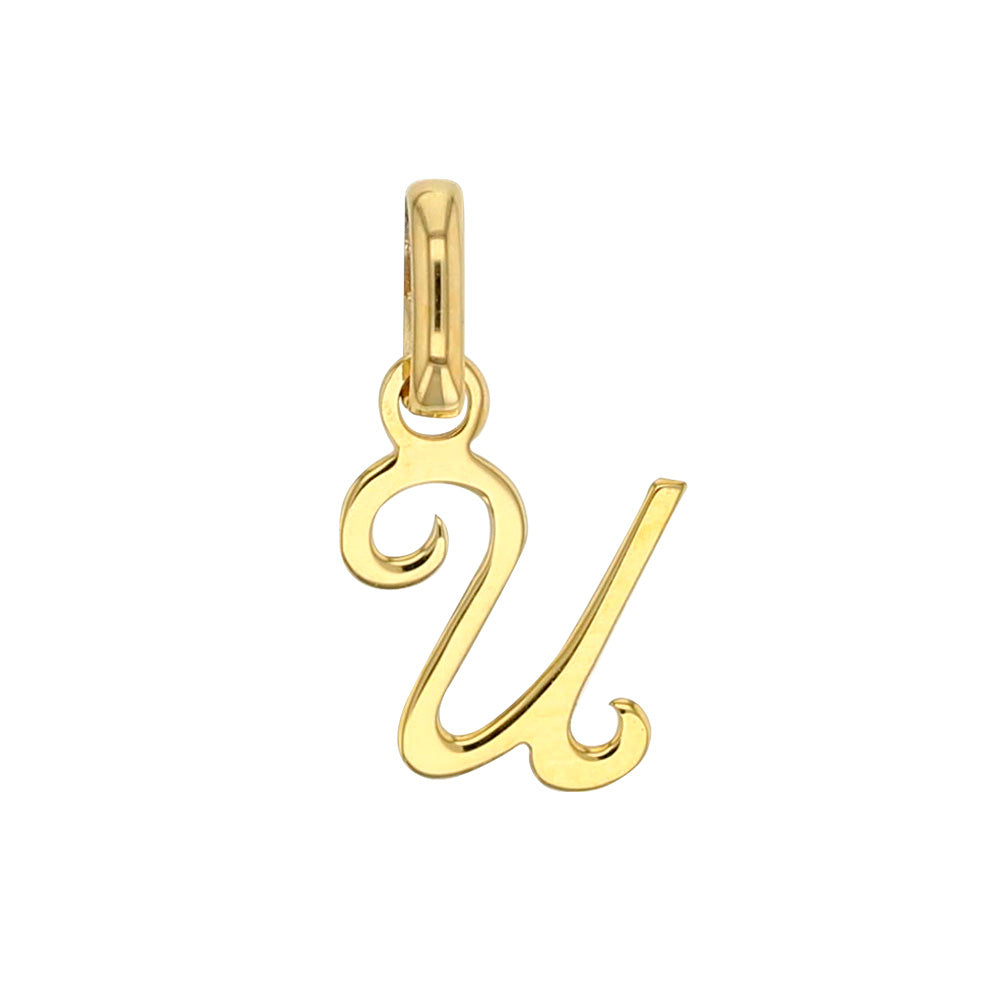 Buchstabenanhänger „Signature Initial“ – 750er Gelbgold (A–Z)