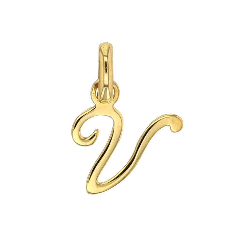 Buchstabenanhänger „Signature Initial“ – 750er Gelbgold (A–Z)