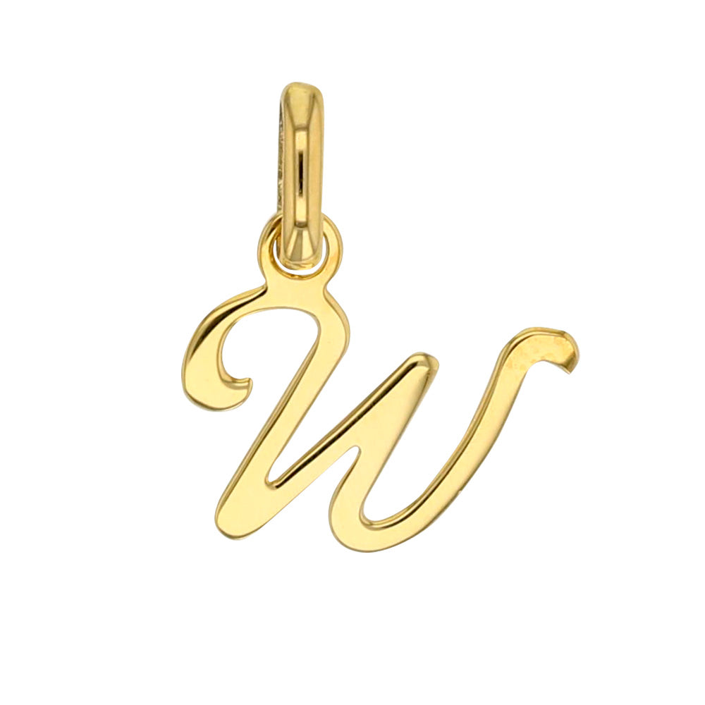 Buchstabenanhänger „Signature Initial“ – 750er Gelbgold (A–Z)