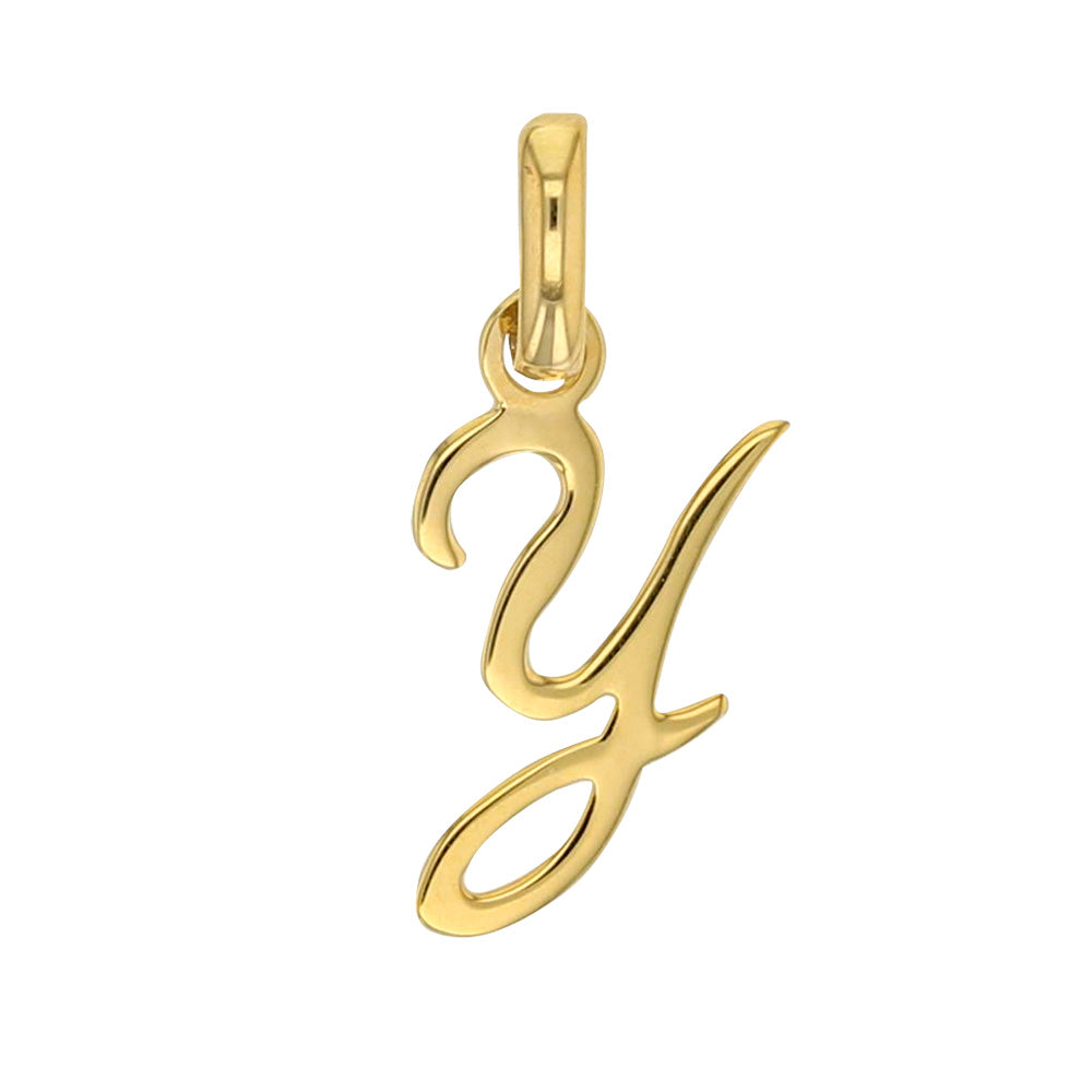 Buchstabenanhänger „Signature Initial“ – 750er Gelbgold (A–Z)