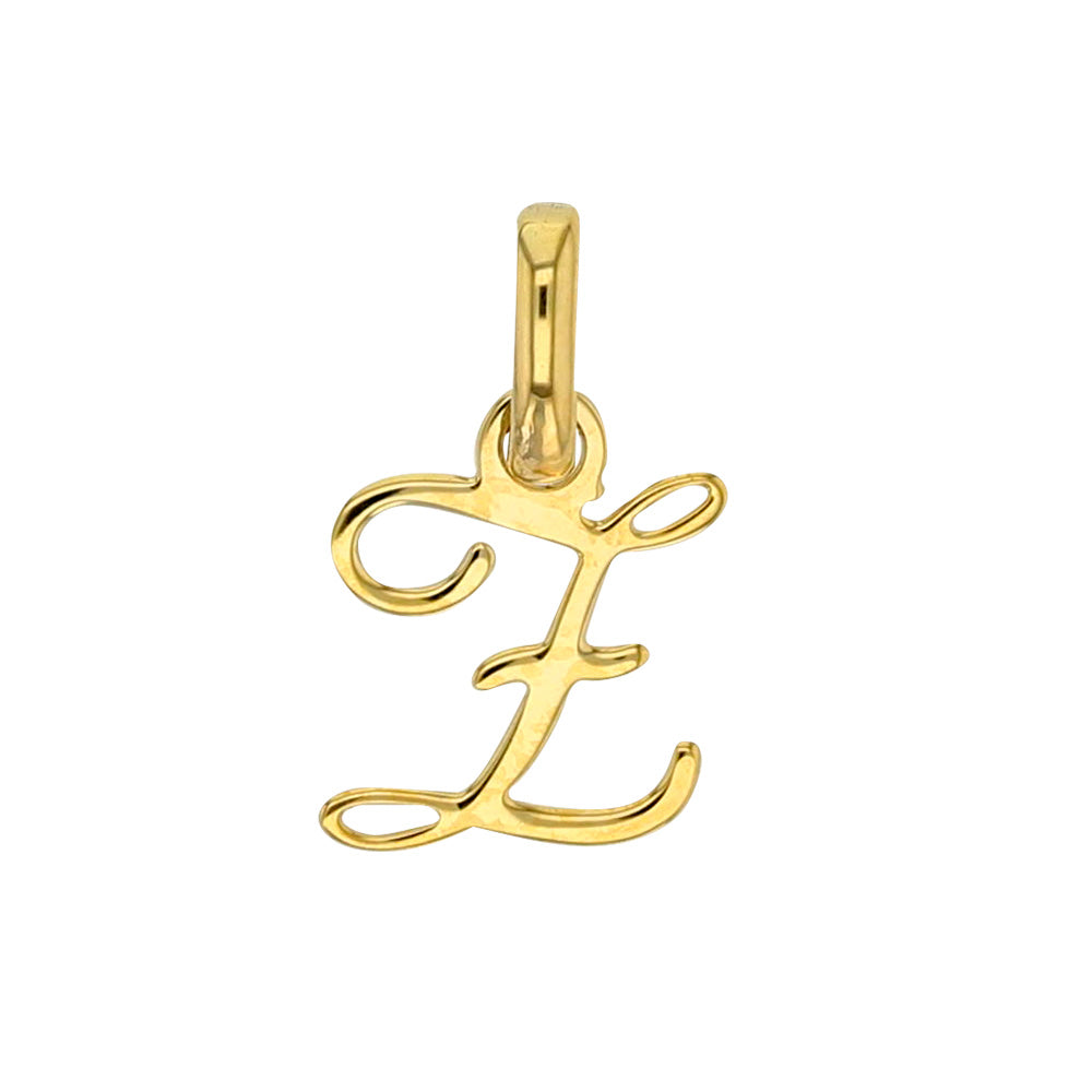 Buchstabenanhänger „Signature Initial“ – 750er Gelbgold (A–Z)
