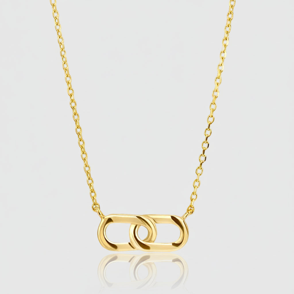 Collier „Modern Unity“ – 585er Gelbgold (14Kt)
