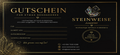 Steinweise - Gutschein